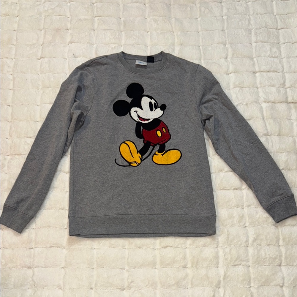 Gray Mickey Mouse Sweater